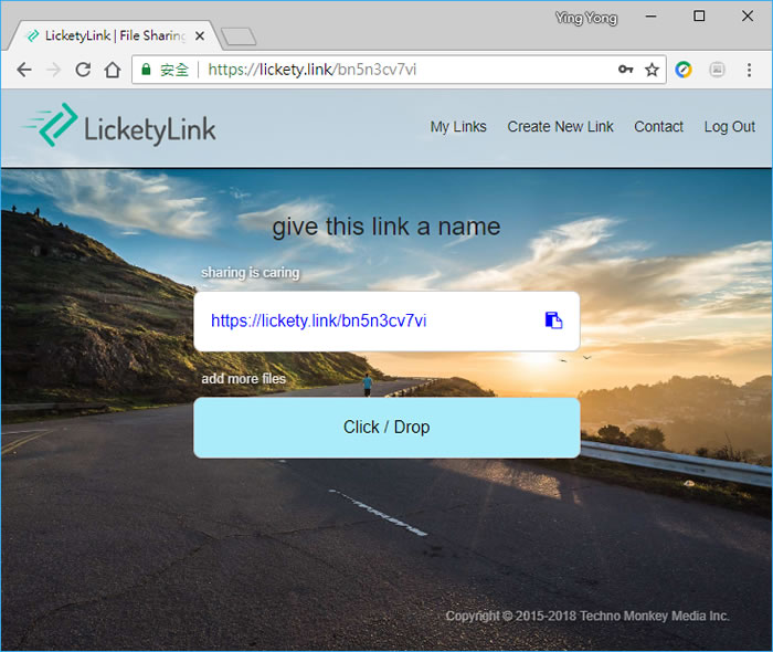 LicketyLink 不用等檔案完成上傳,對方就可以開始下載檔案 LicketyLink 不用等檔案完成上傳,對方就可以開始下載檔案