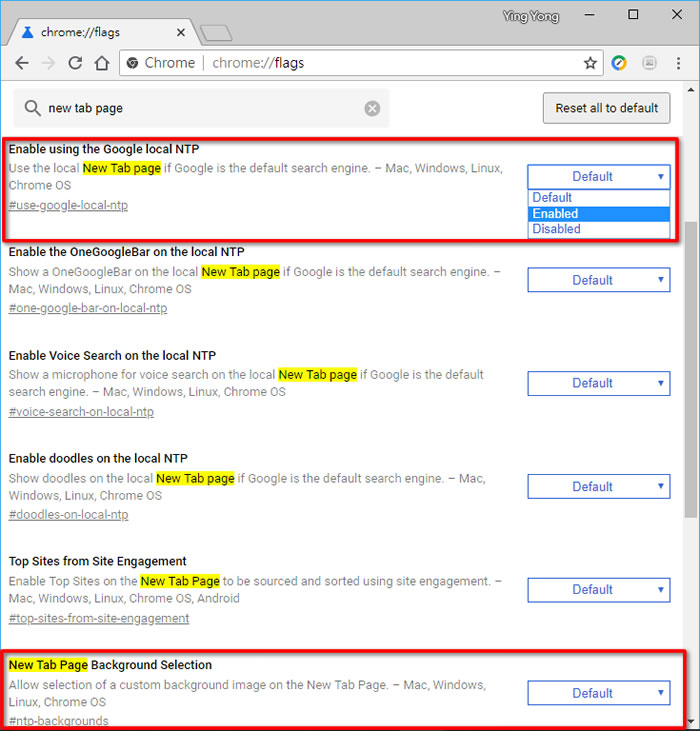 如何讓 Google Chrome 瀏覽器在新增分頁時有背景圖片？