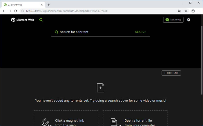 μTorrent Web 讓 BT種子、磁力鏈結都可以用瀏覽器進行下載與管理 μTorrent Web 讓 BT種子、磁力鏈結都可以用瀏覽器進行下載與管理
