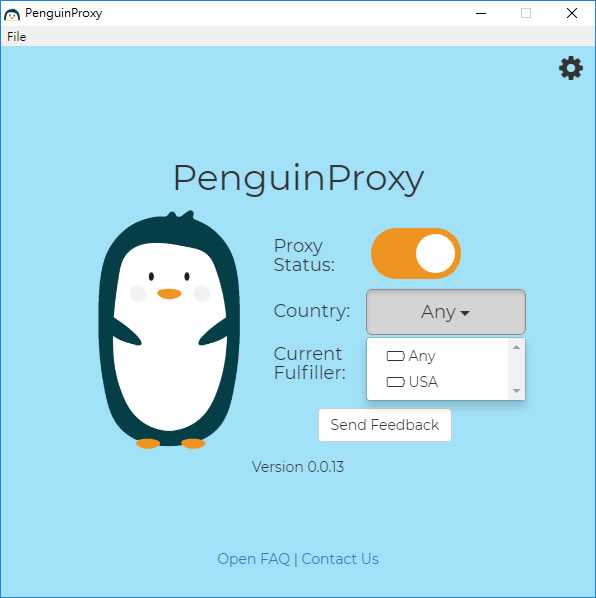 PenguinProxy 採用點對點技術的免費 VPN