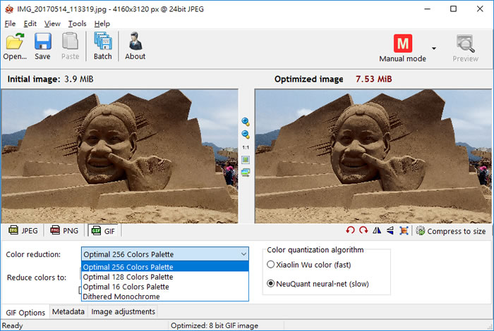 Radical Image Optimization Tool 有效減少圖片檔案大小，並做最佳化處裡﹝免安裝版﹞
