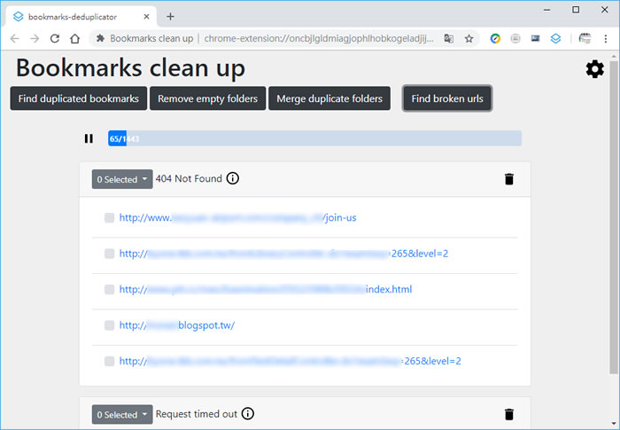Bookmarks clean up 輕鬆找出重複或已失效的書籤 - Chrome 瀏覽器擴充功能 Bookmarks clean up 輕鬆找出重複或已失效的書籤 - Chrome 瀏覽器擴充功能
