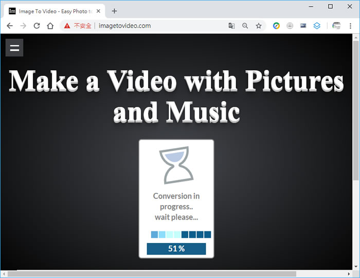 Images to Video 將多張圖片轉成可播放的影片 Images to Video 將多張圖片轉成可播放的影片