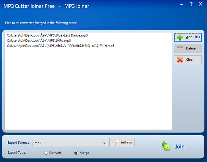 MP3 Cutter Joiner Free 音訊檔剪輯與合併免費工具 MP3 Cutter Joiner Free 音訊檔剪輯與合併免費工具