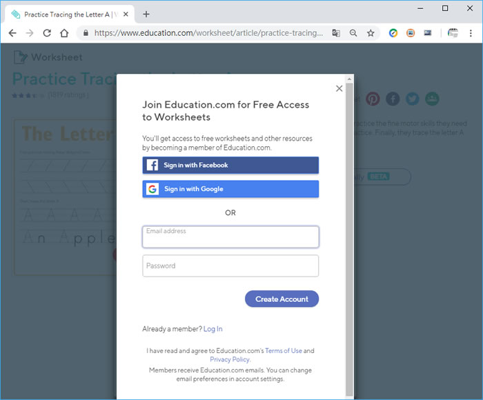 Education.com 提供兒童美術、數學、外語等多元教育範本，完全免費，歡迎下載