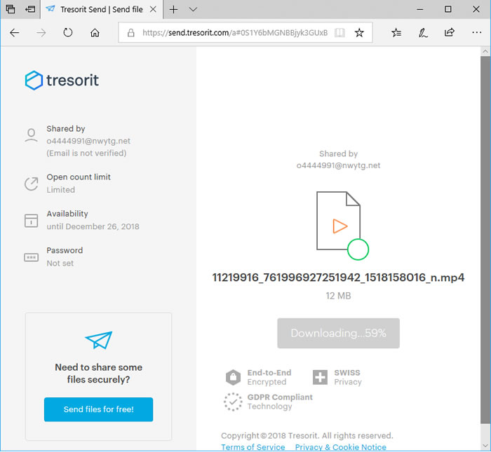 Tresorit Send 助你一次傳送高達 5GB的檔案 Tresorit Send 助你一次傳送高達 5GB的檔案