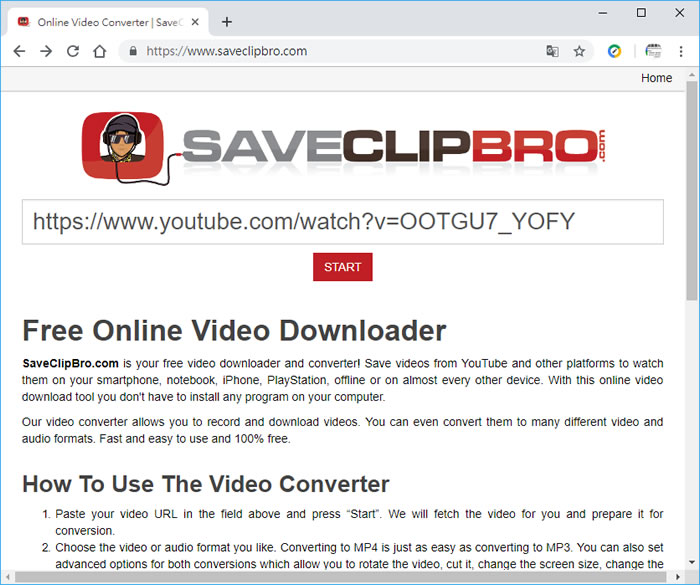 SaveClipBRO 影音下載線上免費工具，支援 YouTube、Instagram、FB 等影音社群平台