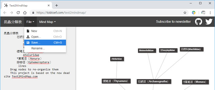 Text2MindMap 利用記事本來建立心智圖 Text2MindMap 利用記事本來建立心智圖