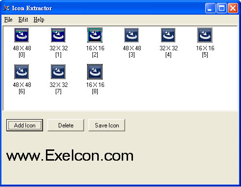 Icon Extractor 擷取 EXE及DLL 檔案內的圖示軟體﹝免安裝﹞ Icon Extractor 擷取 EXE及DLL 檔案內的圖示軟體﹝免安裝﹞