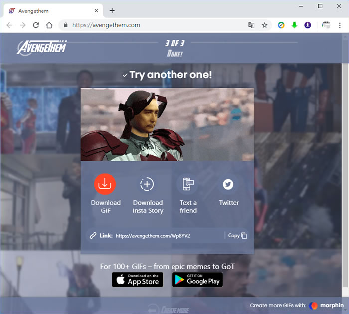 AvengeThem 利用 AI 換臉，秒加入《復仇者聯盟》