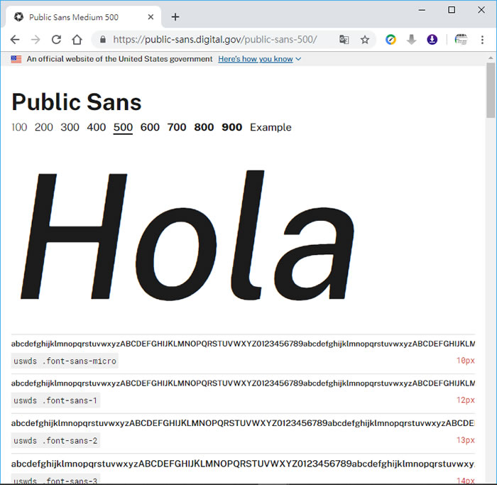 免費下載美國政府所設計的 Public Sans 免費英文字型