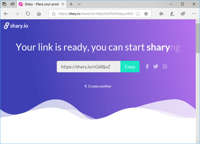 shary.io 不只縮短網址,還可以在網頁中額外加入提示訊息框 shary.io 不只縮短網址,還可以在網頁中額外加入提示訊息框