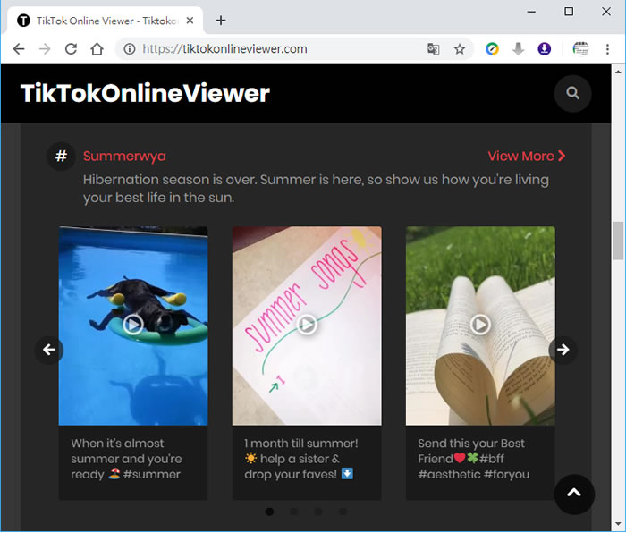 TikTok Online Viewer 抖音影片搜尋檢視器(免帳號)