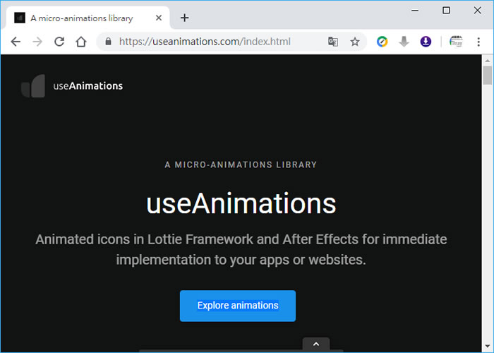 useAnimations 精選動畫圖標免費下載