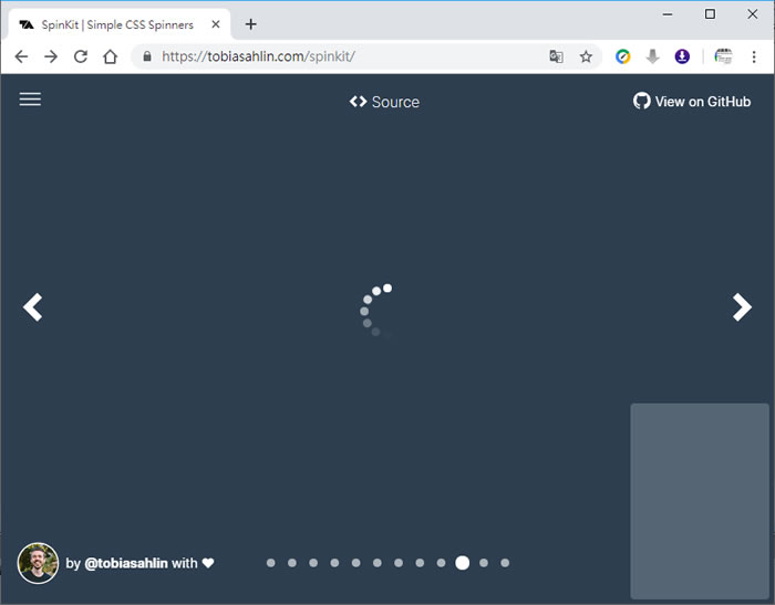 SpinKit 馬上就可以套用的網頁 CSS loading 動畫圖示 SpinKit 馬上就可以套用的網頁 CSS loading 動畫圖示