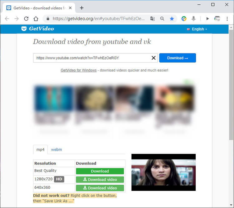 用 GetVideo 下載 YouTube 影片、轉 MP3 很簡單