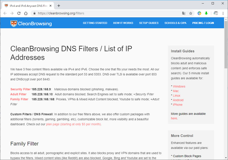 如何透過免費的 DNS 阻止使用者瀏覽成人網站? 如何透過免費的 DNS 阻止使用者瀏覽成人網站?