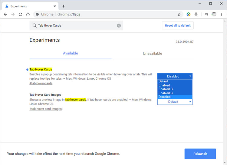如何關閉 Chrome 瀏覽器滑鼠指到其分頁所出現的提示訊息? 如何關閉 Chrome 瀏覽器滑鼠指到其分頁所出現的提示訊息?