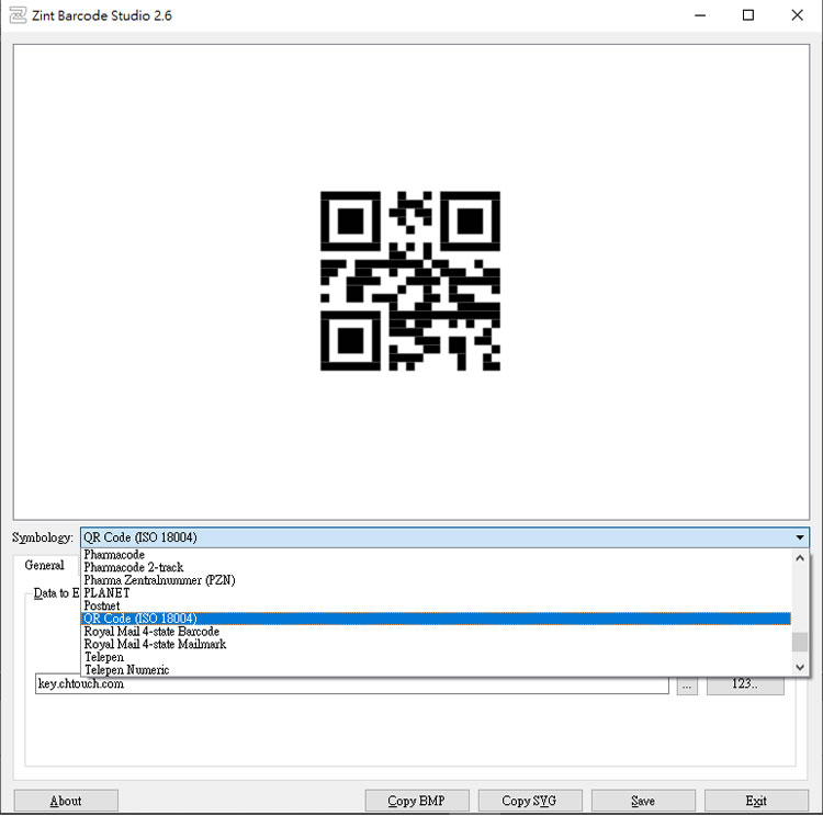 Zint Barcode Generator 免費一、二維條碼產生器 Zint Barcode Generator 免費一、二維條碼產生器