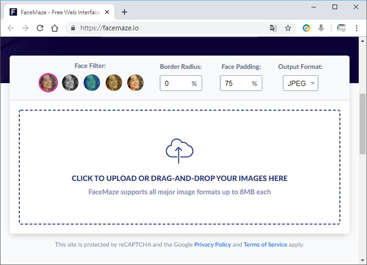 FaceMaze 辨識並取出相片中的所有人臉 FaceMaze 辨識並取出相片中的所有人臉