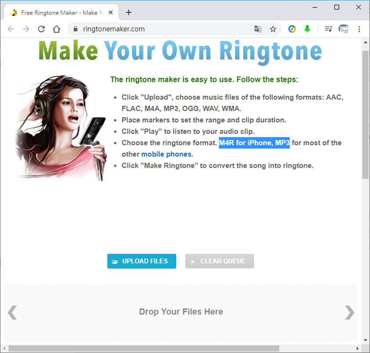 Free Ringtone Maker 線上手機鈴聲製作免費工具 Free Ringtone Maker 線上手機鈴聲製作免費工具
