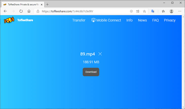 ToffeeShare 用瀏覽器就可以傳送大小無限制的檔案 ToffeeShare 用瀏覽器就可以傳送大小無限制的檔案