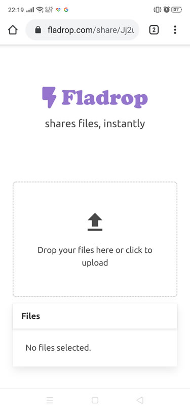 Fladrop 利用 QRCode 讓電腦與手機之間互傳檔案 Fladrop 利用 QRCode 讓電腦與手機之間互傳檔案
