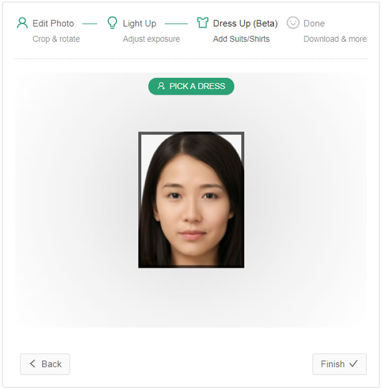 上 Make Passport Photo 網站，自己動手做證件照