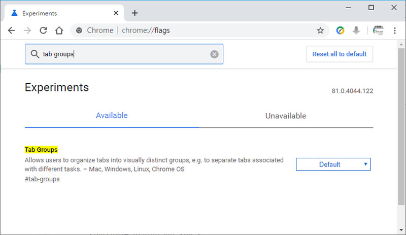 如何在 Chrome 瀏覽器中啟用「分頁群組」功能? 如何在 Chrome 瀏覽器中啟用「分頁群組」功能?