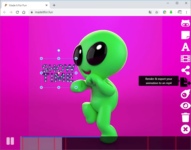 Made It For Fun 在 GIF 動畫圖片上增加文字或動畫並做成 MP4 影片 Made It For Fun 在 GIF 動畫圖片上增加文字或動畫並做成 MP4 影片