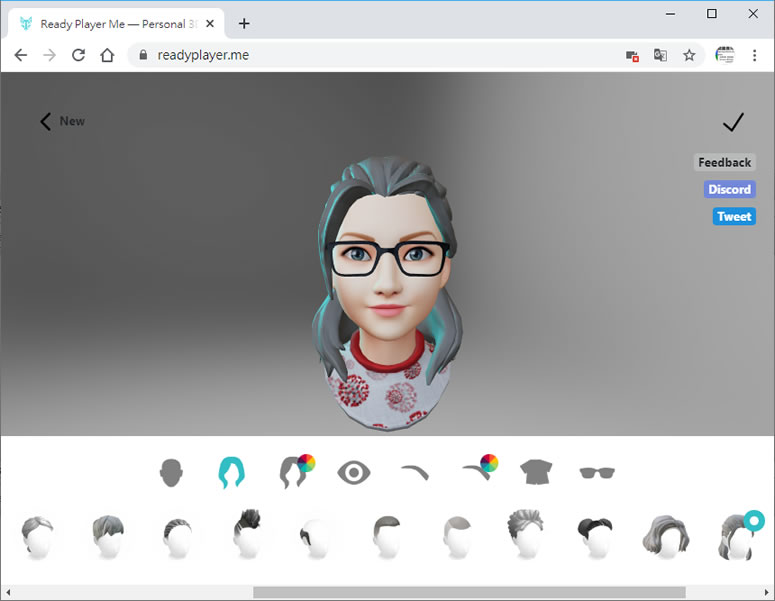 Ready Player Me 製作專屬個人的 3D頭像 Ready Player Me 製作專屬個人的 3D頭像
