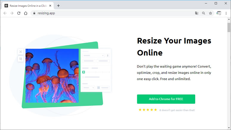 Resize Your Images Online 用瀏覽器免上傳就可以調整圖片尺寸大小