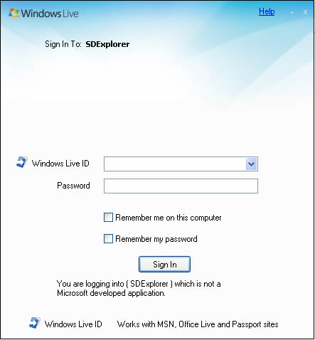 SDExplorer 將 Microsoft Windows Live SkyDrive 延伸到檔案總管內，讓網路硬碟實體化！