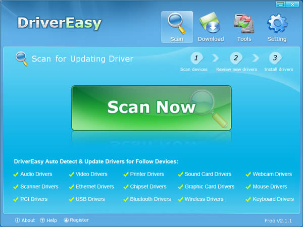 Driver Easy  只要三個步驟，輕鬆安裝驅動程式