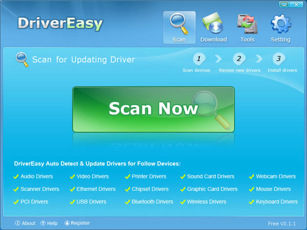 Driver Easy  只要三個步驟，輕鬆安裝驅動程式