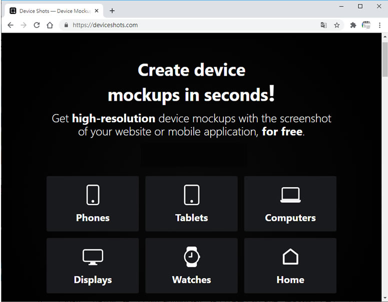 Device Shots 線上手機、平版、筆電、顯示器等裝置外框合成圖產生器 Device Shots 線上手機、平版、筆電、顯示器等裝置外框合成圖產生器