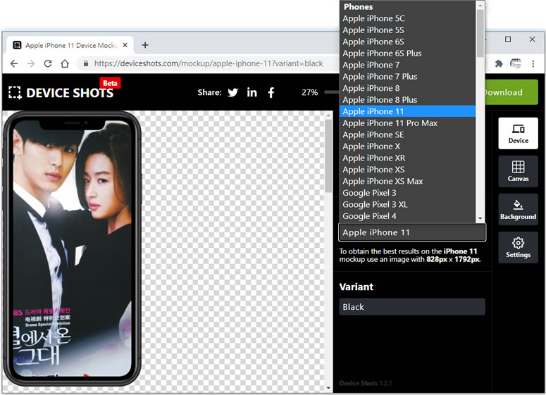 Device Shots 線上手機、平版、筆電、顯示器等裝置外框合成圖產生器 Device Shots 線上手機、平版、筆電、顯示器等裝置外框合成圖產生器