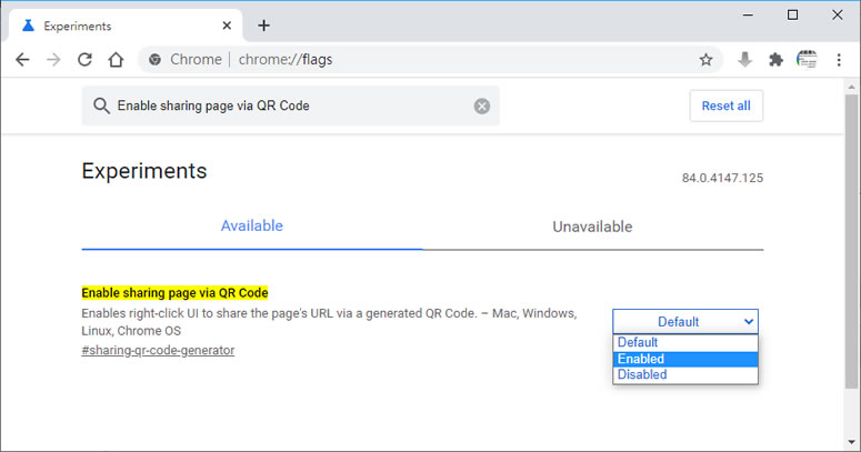 如何透過 Edge、Chrome 瀏覽器產生網址的 QRCode? 如何透過 Edge、Chrome 瀏覽器產生網址的 QRCode?