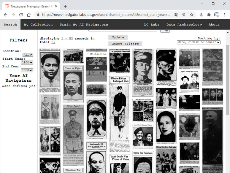 使用 Newspaper Navigator 搜尋 156萬張歷史報紙照片 使用 Newspaper Navigator 搜尋 156萬張歷史報紙照片