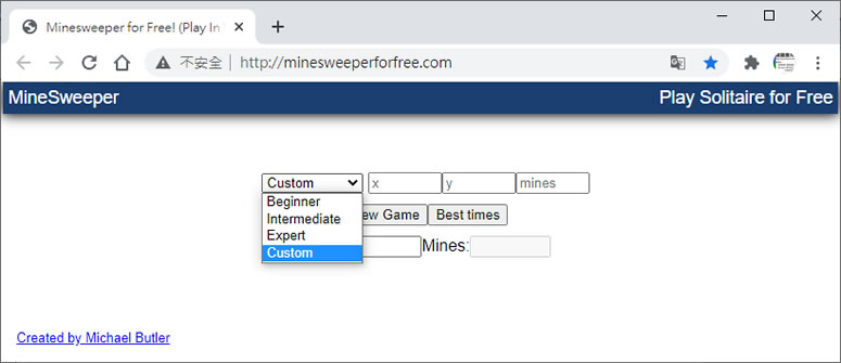 MineSweeper 經典「踩地雷」遊戲線上免費玩