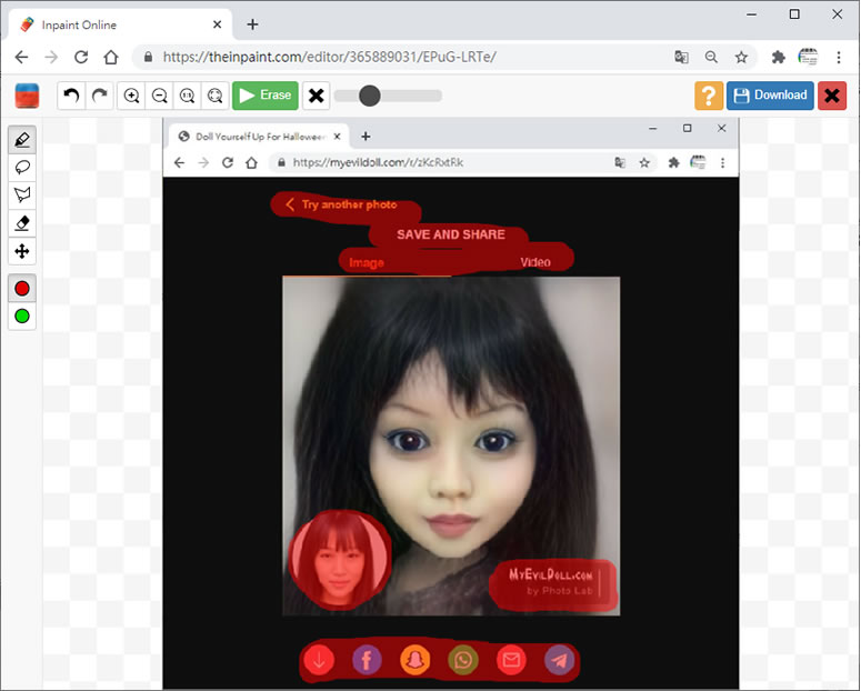 Inpaint 可消除圖片中路人甲的免費網路服務 Inpaint 可消除圖片中路人甲的免費網路服務