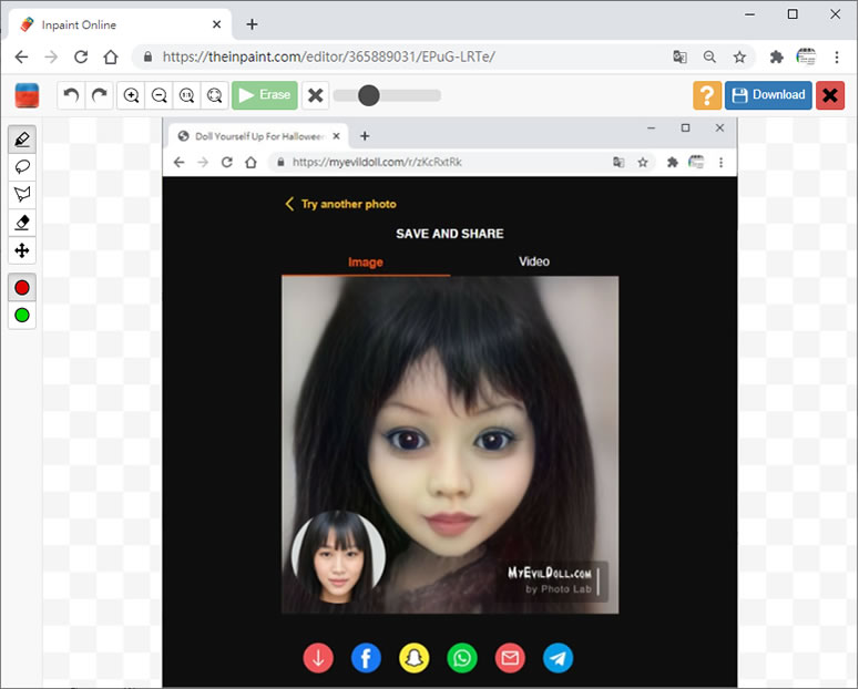 Inpaint 可消除圖片中路人甲的免費網路服務 Inpaint 可消除圖片中路人甲的免費網路服務