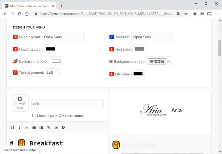 QR Menu Creator 建立一份專屬自己餐廳的電子菜單,完全免費 QR Menu Creator 建立一份專屬自己餐廳的電子菜單,完全免費