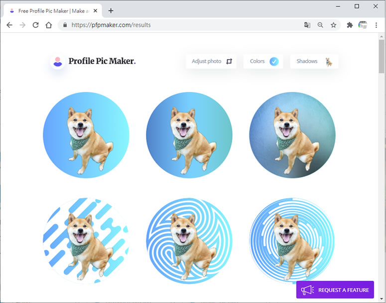 Profile Pic Maker 可自動去背景的圓形圖片產生器