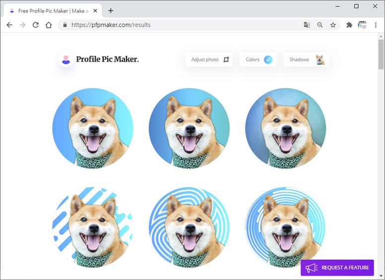 Profile Pic Maker 可自動去背景的圓形圖片產生器