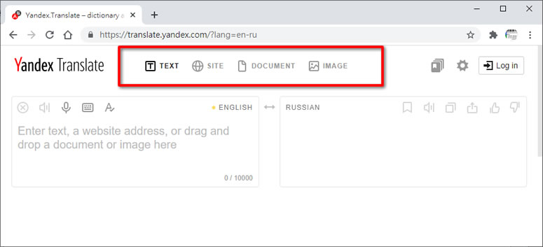 Yandex Translate 文字、文件、圖片及網站的免費線上翻譯服務 Yandex Translate 文字、文件、圖片及網站的免費線上翻譯服務