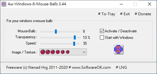4ur Windows 8 Mouse Balls 讓滑鼠指標拖出圓形樣式尾巴 4ur Windows 8 Mouse Balls 讓滑鼠指標拖出圓形樣式尾巴