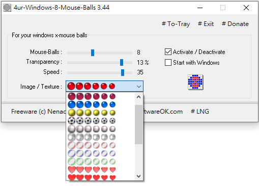 4ur Windows 8 Mouse Balls 讓滑鼠指標拖出圓形樣式尾巴 4ur Windows 8 Mouse Balls 讓滑鼠指標拖出圓形樣式尾巴