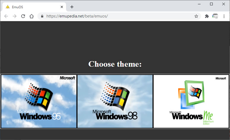EmuOS 在瀏覽器中模擬早期 Windows 作業系統並可玩多款經典遊戲