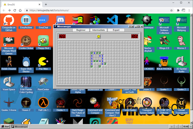 EmuOS 在瀏覽器中模擬早期 Windows 作業系統並可玩多款經典遊戲 EmuOS 在瀏覽器中模擬早期 Windows 作業系統並可玩多款經典遊戲